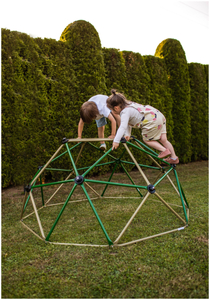 HyperMotion Cúpula trepadora para niños XL, geodomo, zona de juegos para jardín, diámetro: 1,8 m