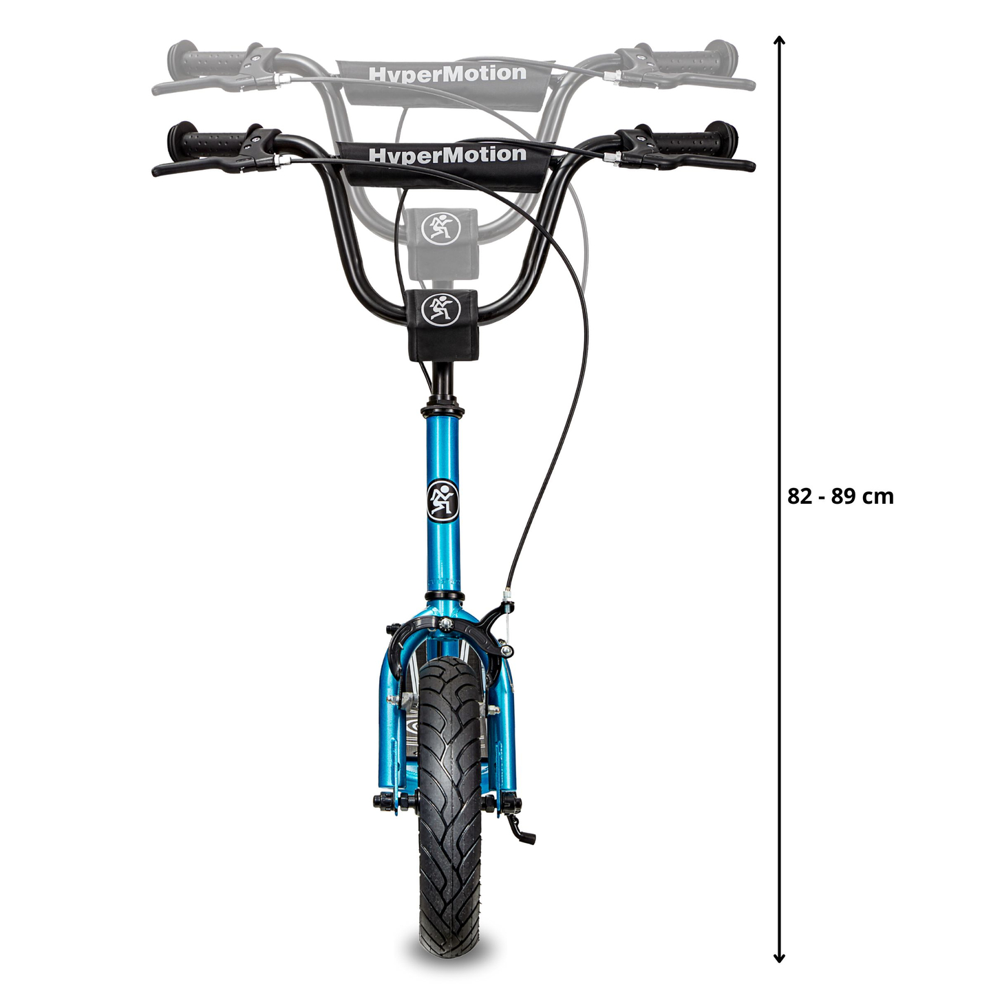 Patinete HyperMotion RUBY 12 (ruedas hinchables de 30 cm) - Azul