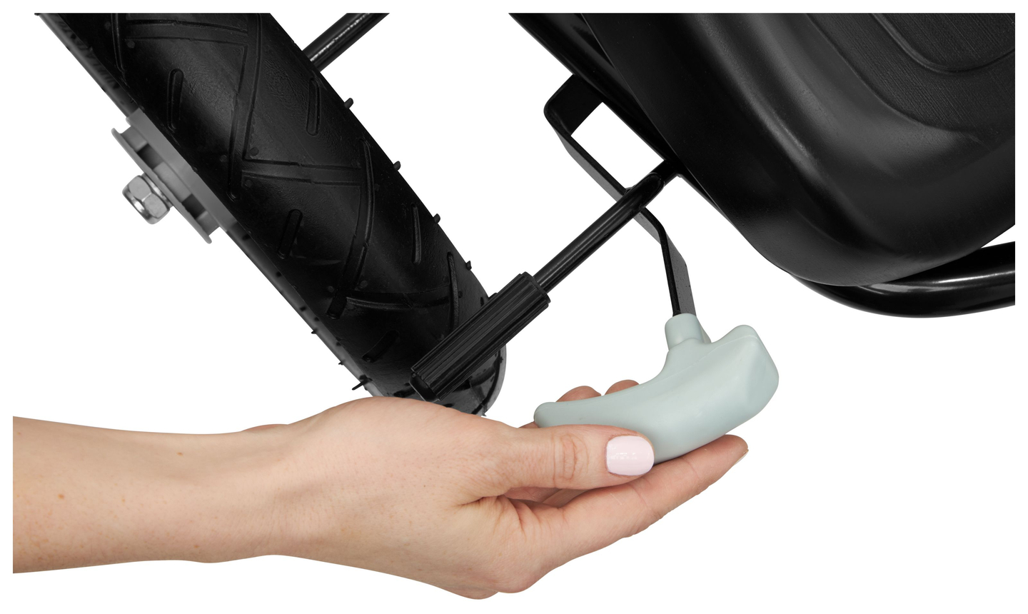 Kart de pedales EVOQUE para niños - correpasillos para niños de 5 a 8 años - gris