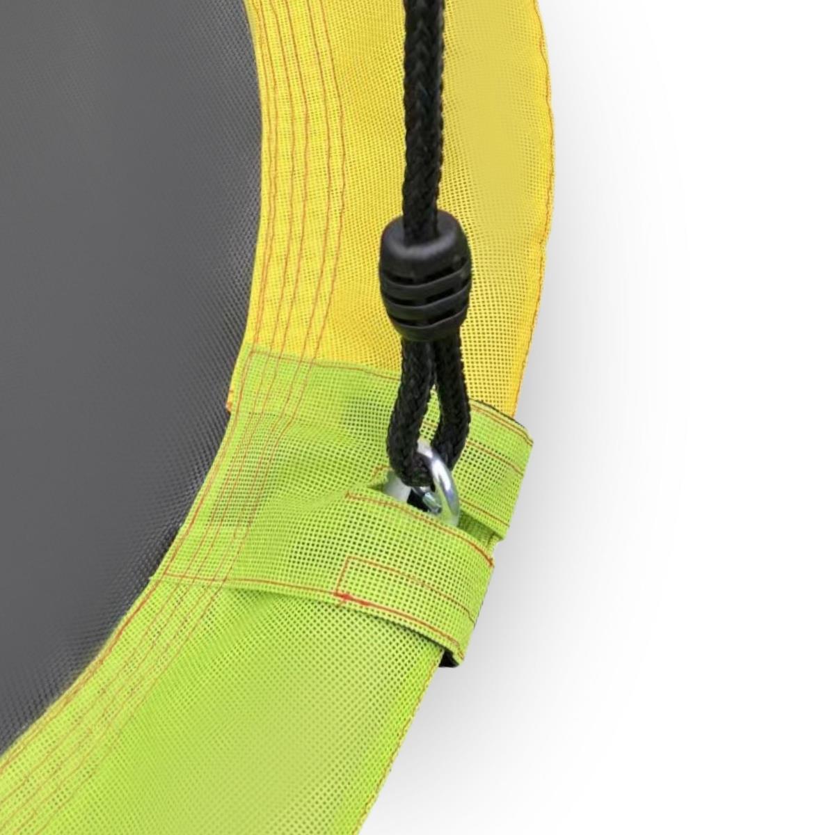 Parque infantil de jardín XL para niños con columpio tipo nido de cigüeña, escalera y red para trepar