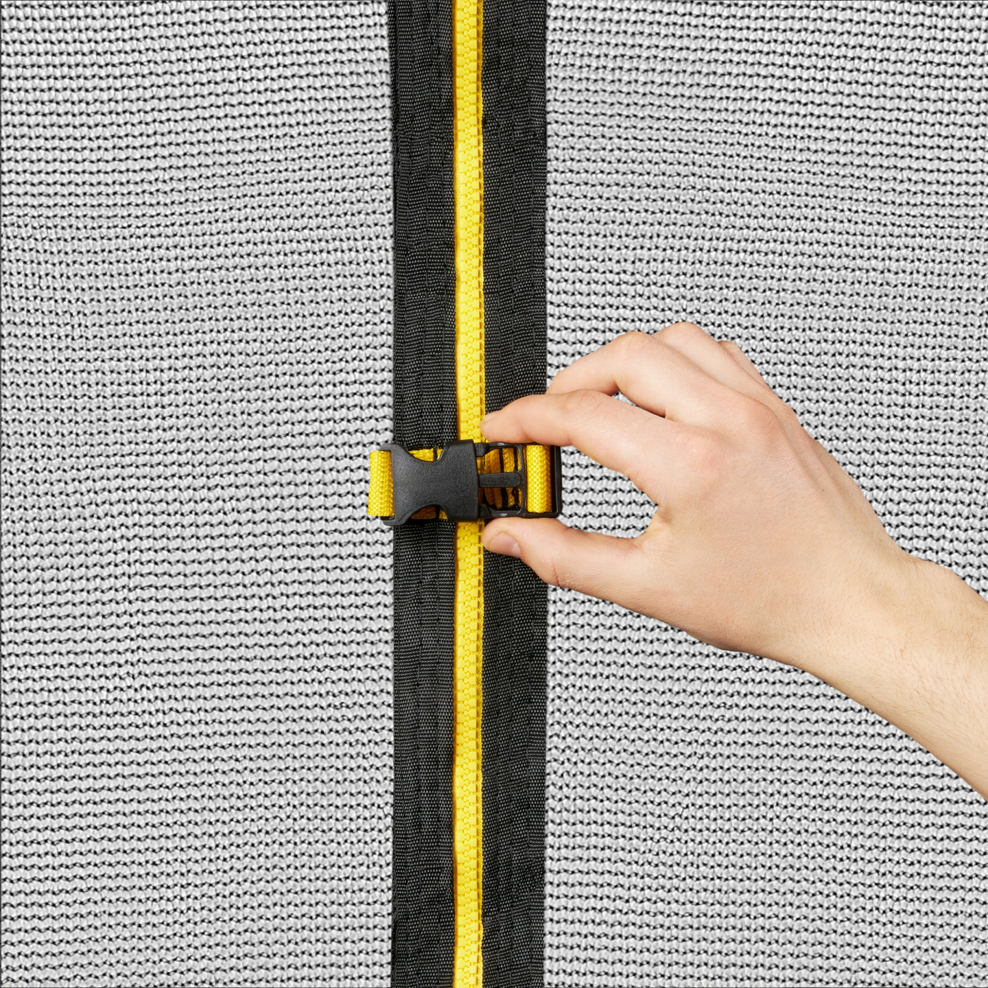 Cama elástica de jardín XXXL para niños HyperMotion - 487 cm 16FT - con escalera y red interna - para casa y jardín - 150 kg máx.