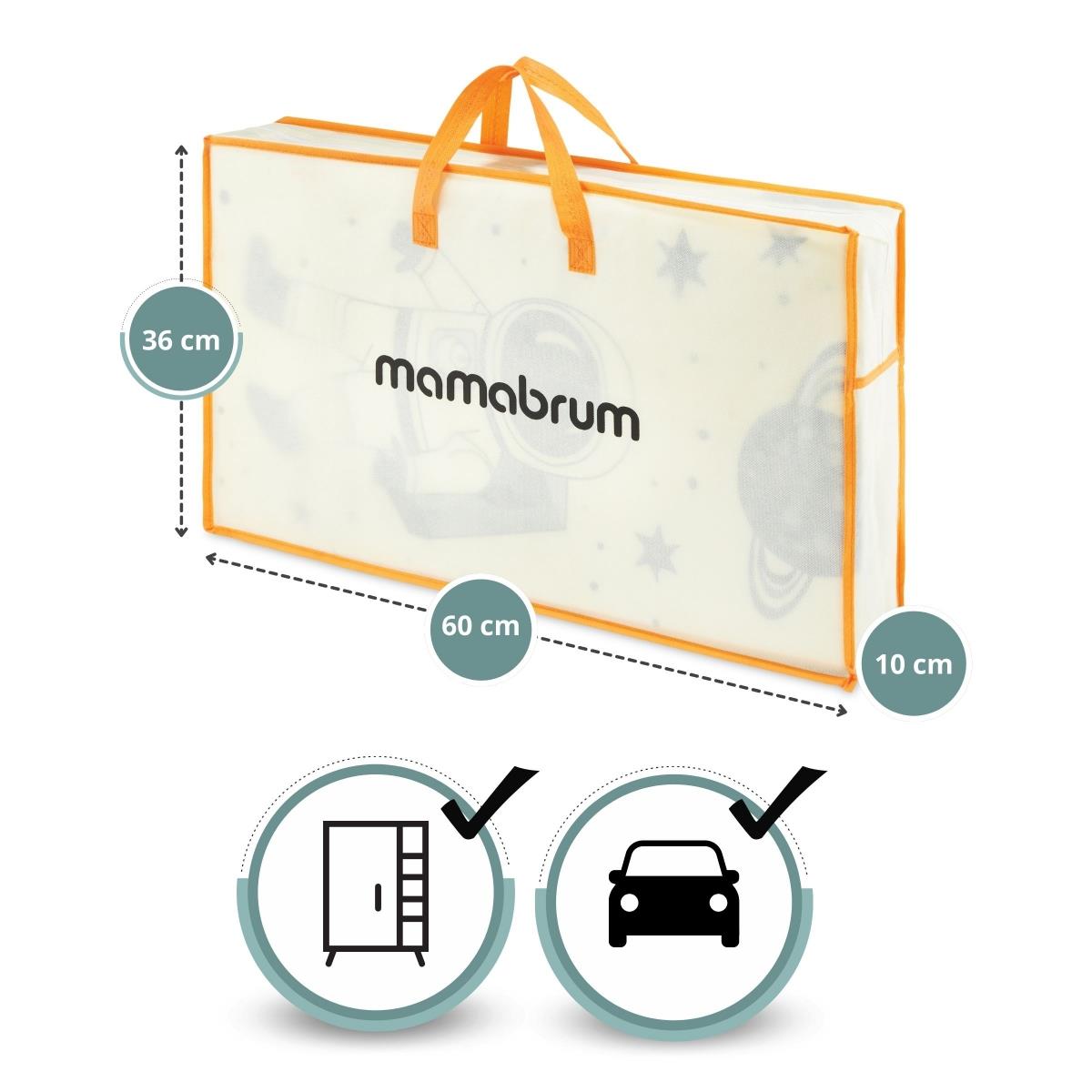 Alfombrilla de espuma plegable por las dos caras 180 x 120 x 1cm - Cosmos/Triángulos geométricos