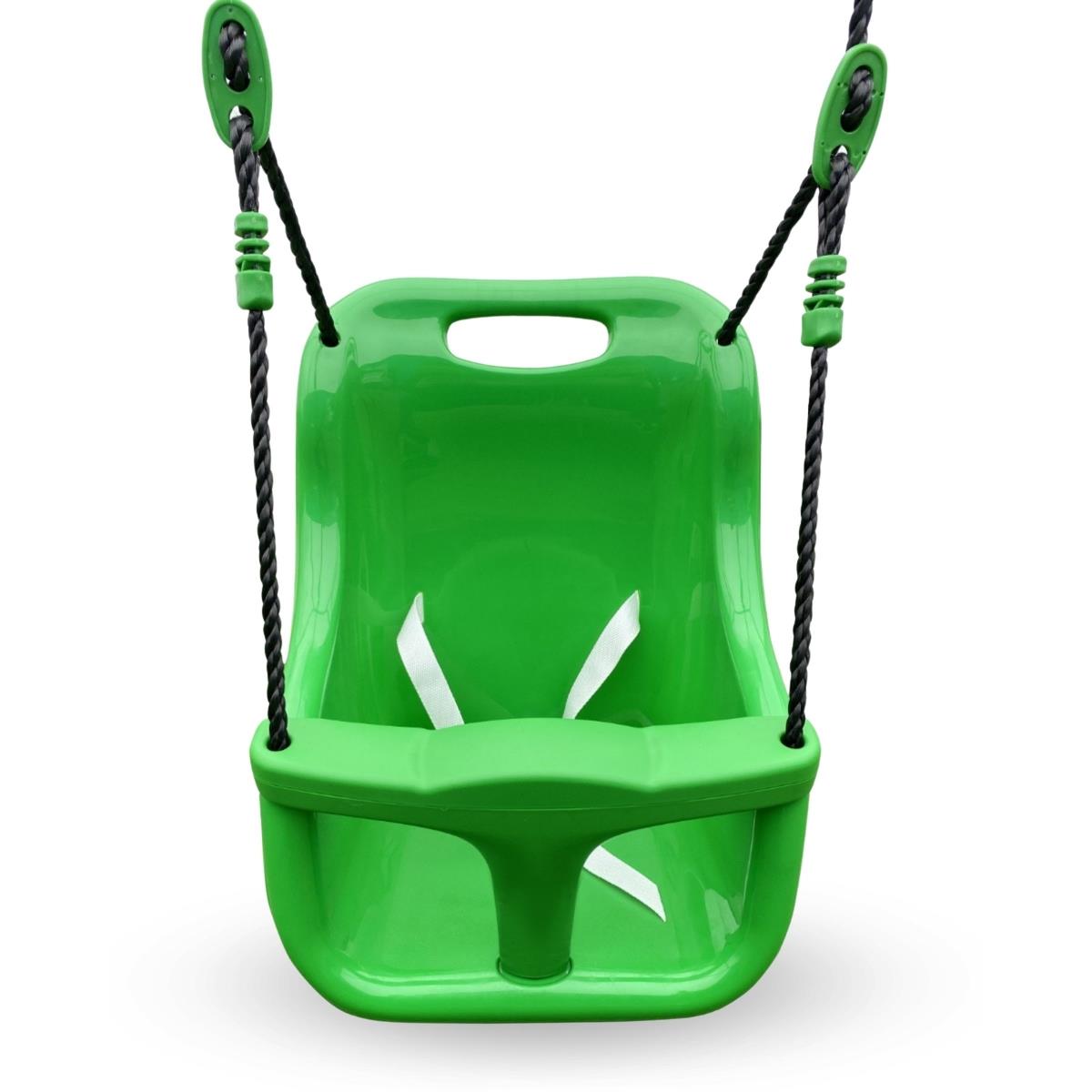 Columpio para bebés y niños pequeños con cinturón de seguridad