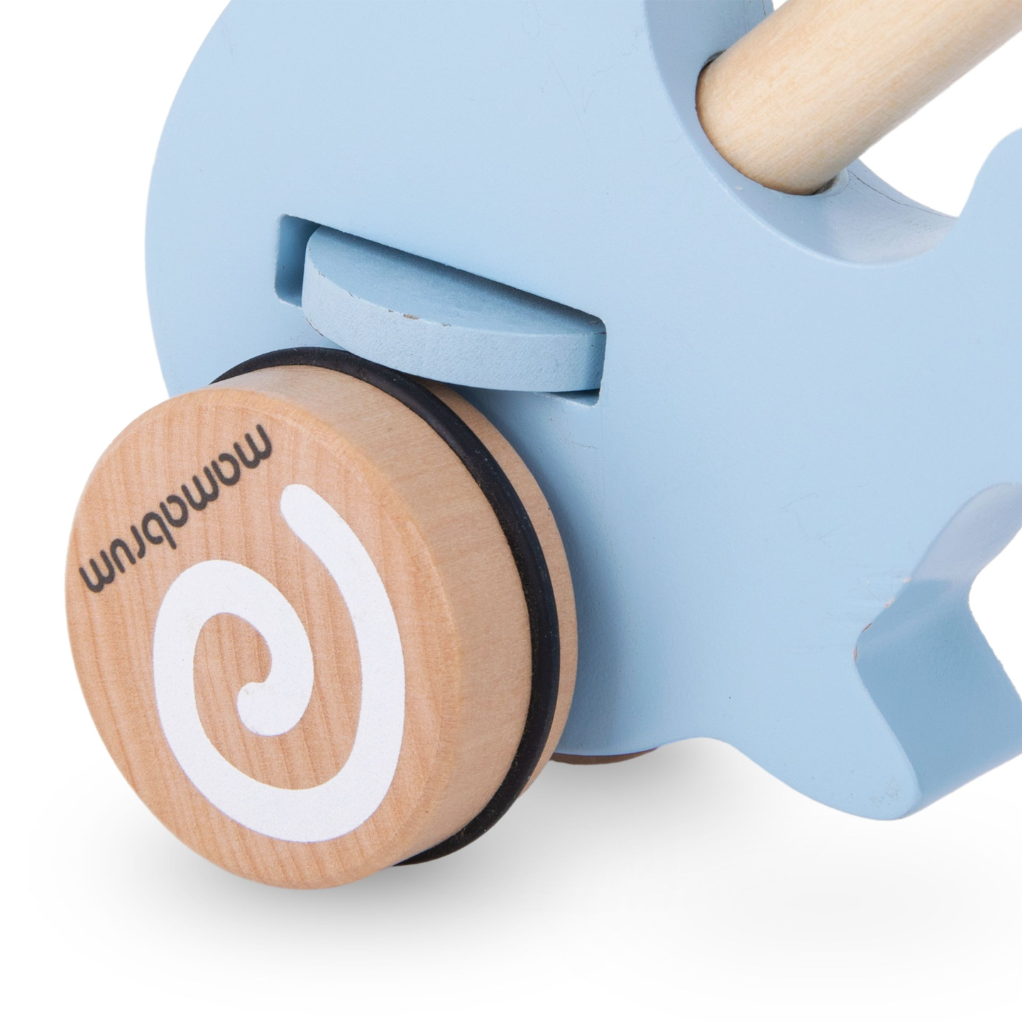 Sello de madera con palo para empujar - empujador