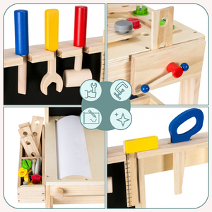 Kit de bricolaje de madera XXL - 75 elementos