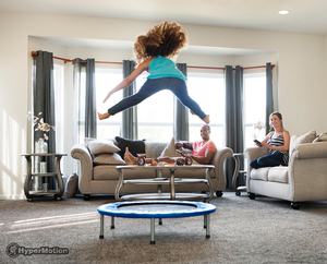 Mini trampolín para niños - 91 cm - para casa y jardín