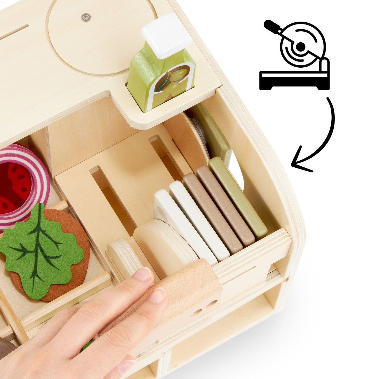 Sandwichería de madera - restaurante