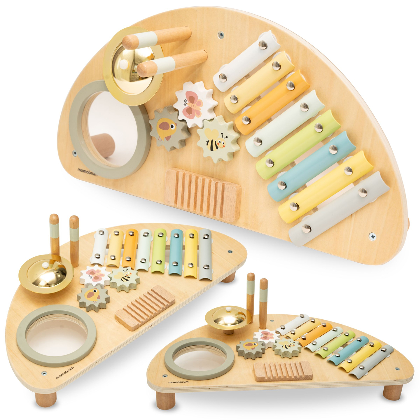 Centro musical de madera para niños - mesa didáctica