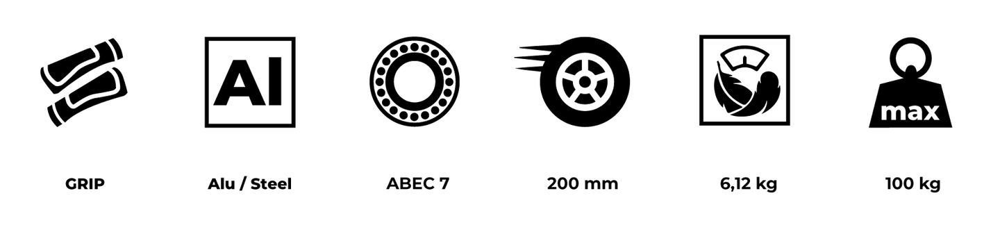 Patinete para adultos HyperMotion REGAMO - negro