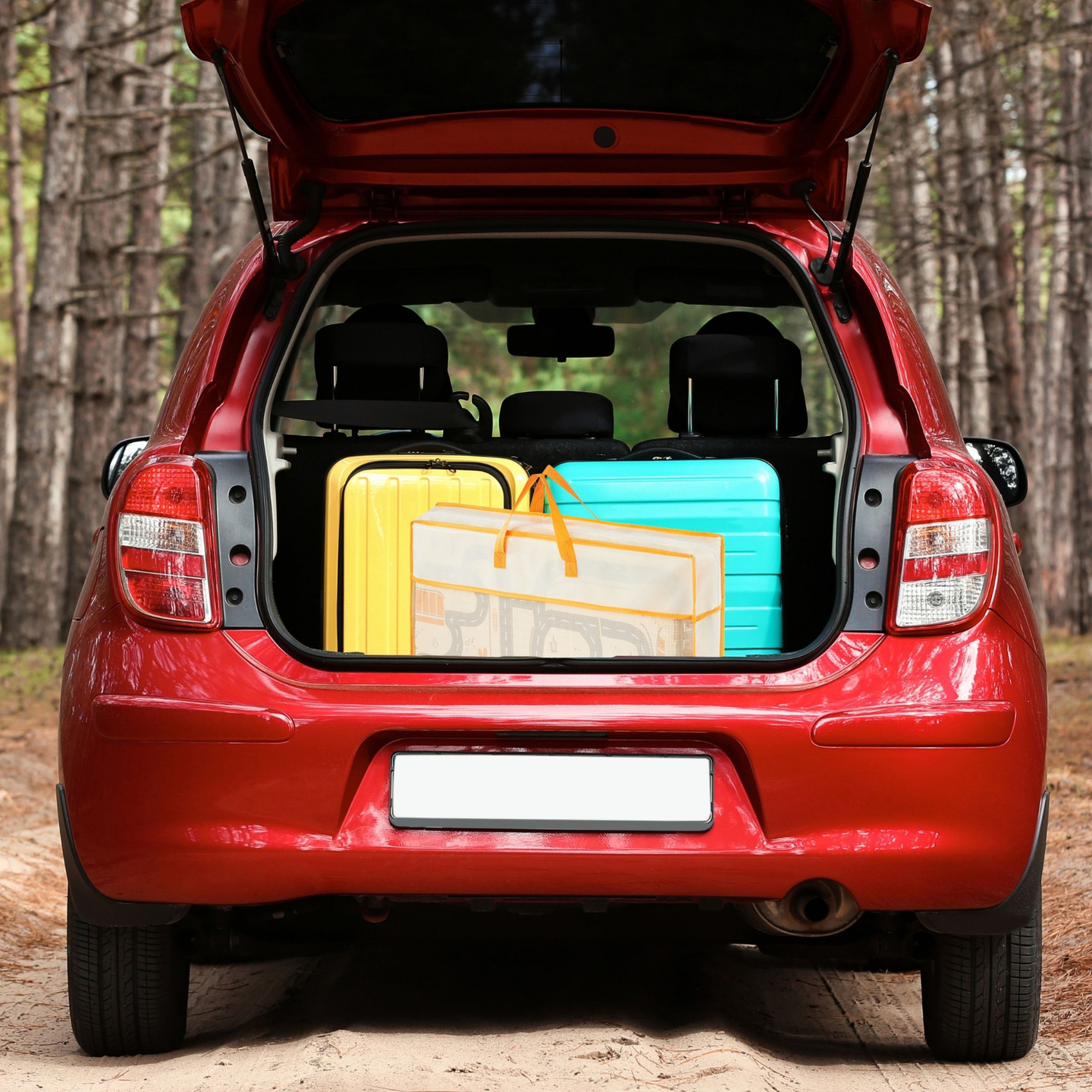 Alfombra de espuma plegable de doble cara 180 x 120 x 1 cm - Bosque Mágico/Calles de Otoño - boho