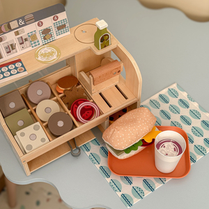 Sandwichería de madera - restaurante