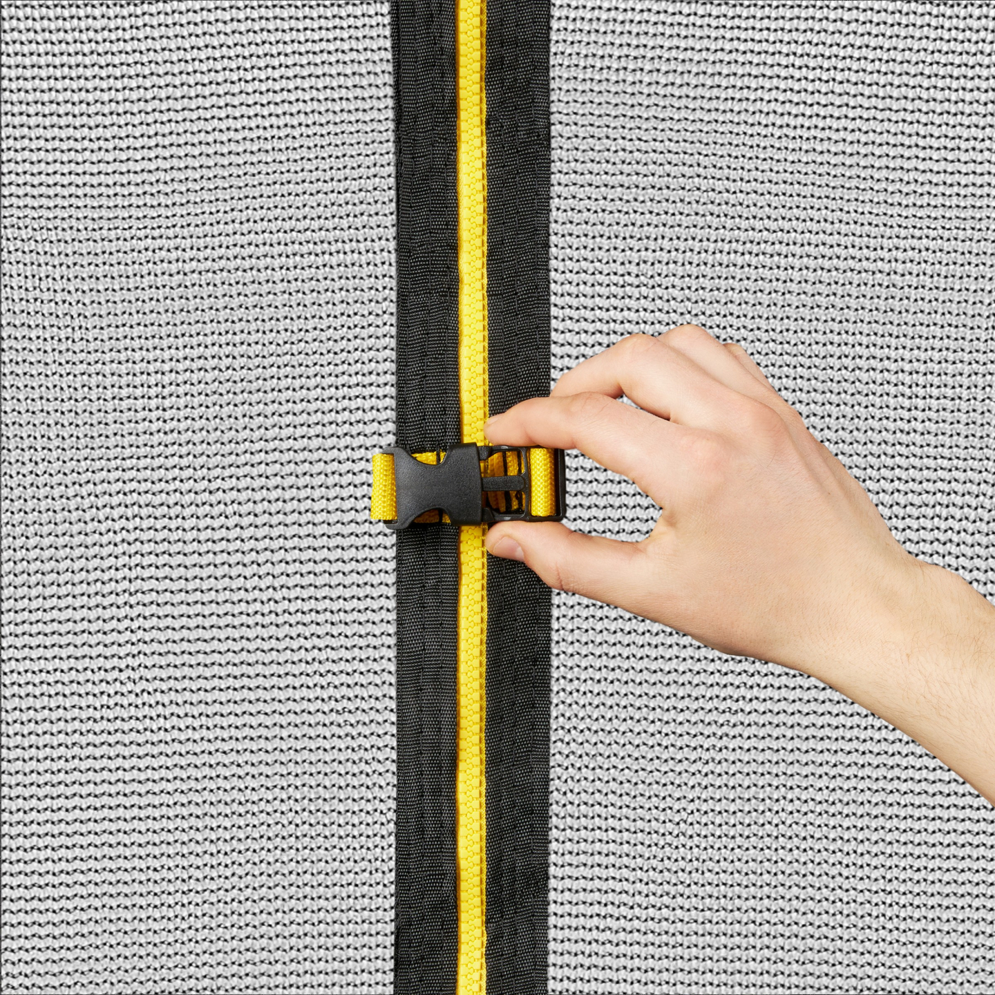 Trampolín de jardín XL para niños HyperMotion - 305 cm 10FT - con escalera y red interna - para casa y jardín