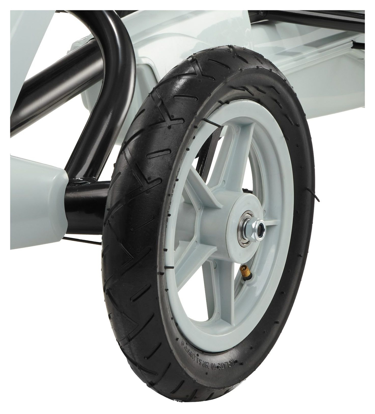 Kart de pedales EVOQUE para niños - correpasillos para niños de 5 a 8 años - gris