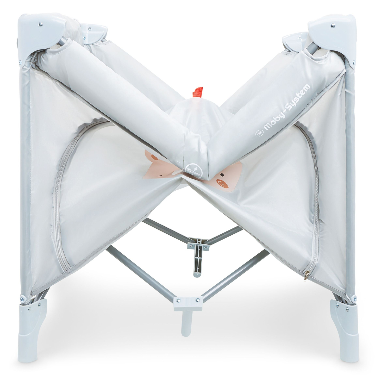 Parque infantil plegable, cuna de viaje para niños con colchón y bolsa de transporte - Teddy Bear