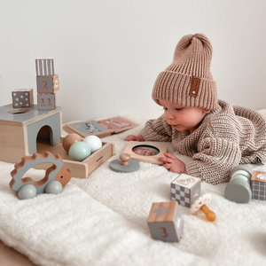 Caja educativa Montessori para bebés - 6 juguetes