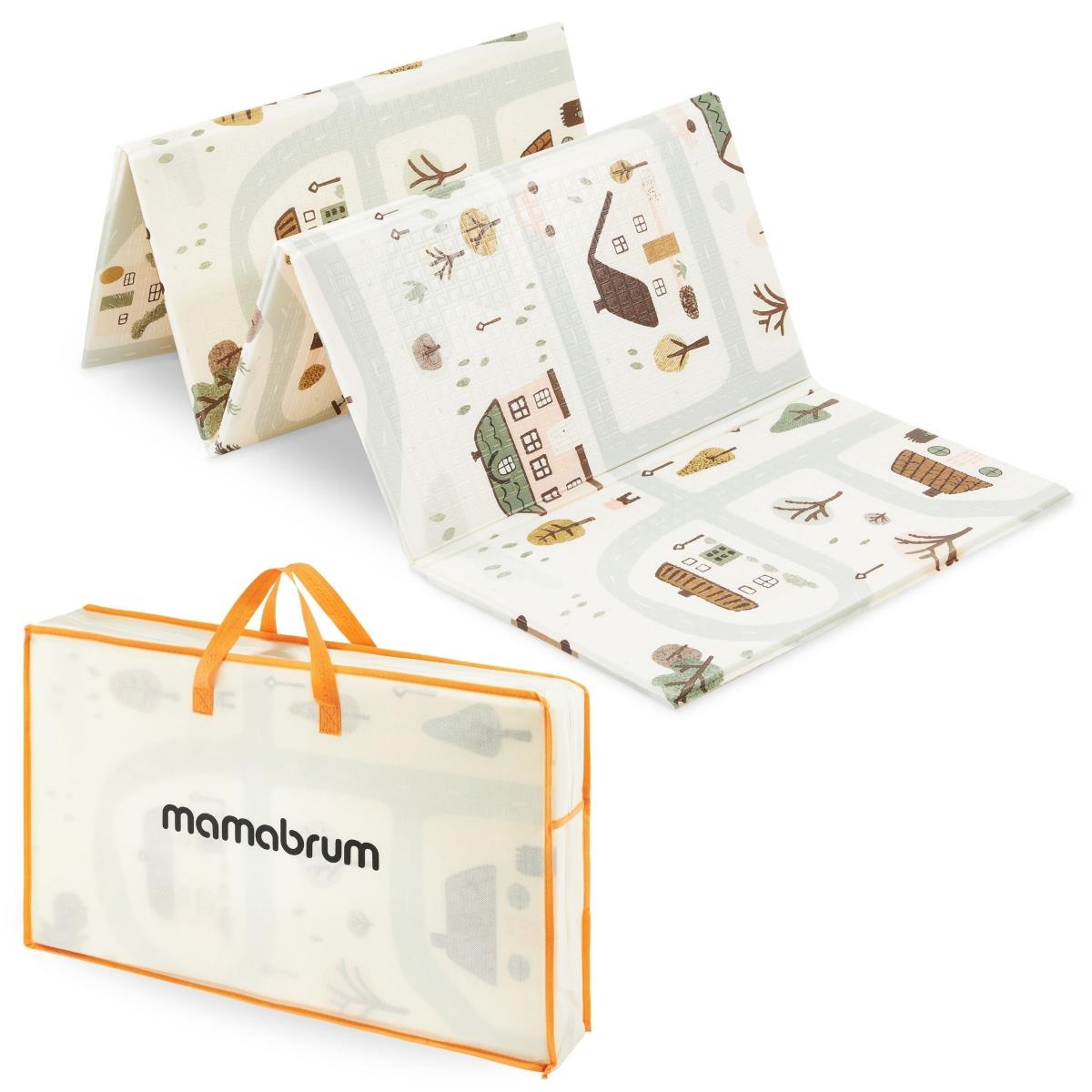 Estera de espuma plegable por las dos caras 180 x 120 x 1cm - Charming Town/Sand Beige