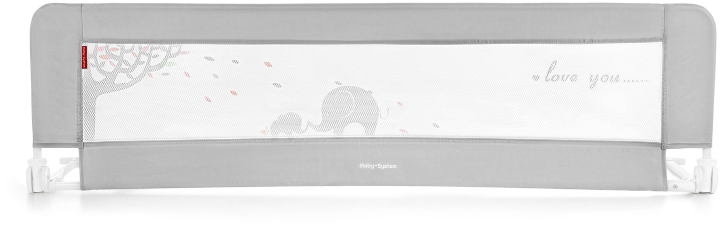 Barandilla protectora para cama - Barandilla para cama - gris