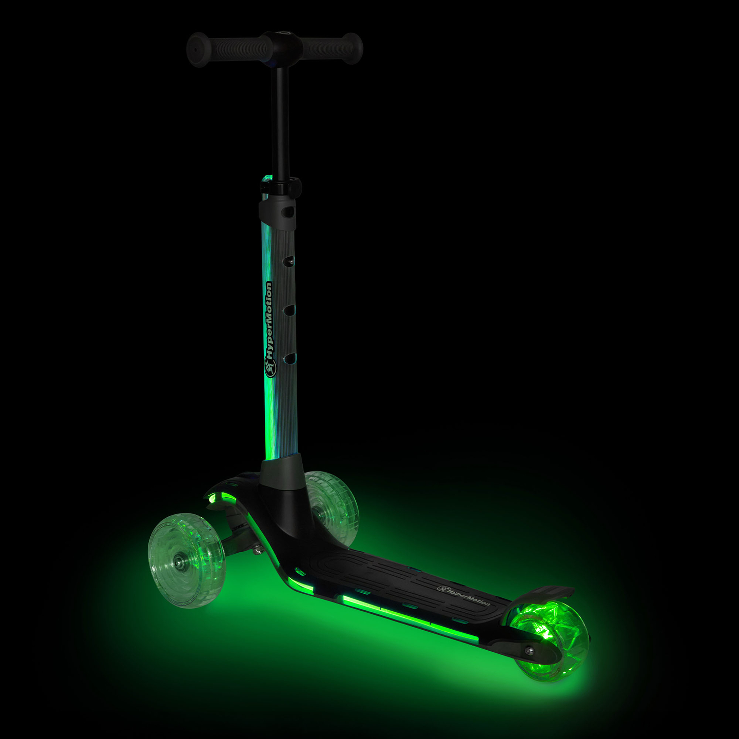 Patinete eléctrico HyperMotion BECKY - Iluminación LED RGB, negro