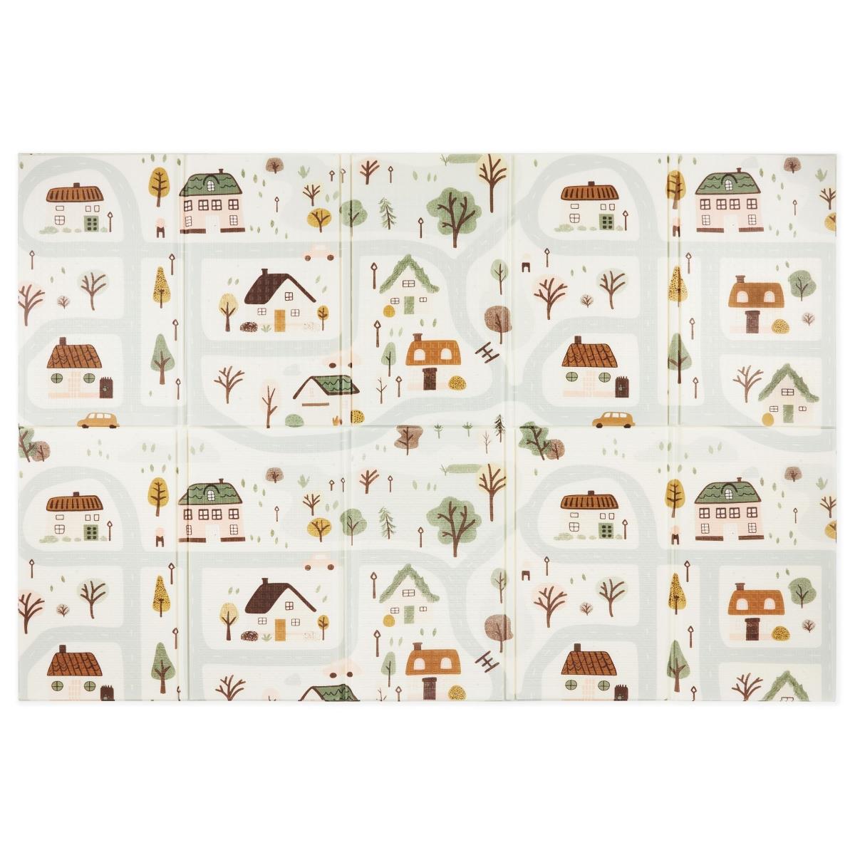 Estera de espuma plegable por las dos caras 180 x 120 x 1cm - Charming Town/Sand Beige