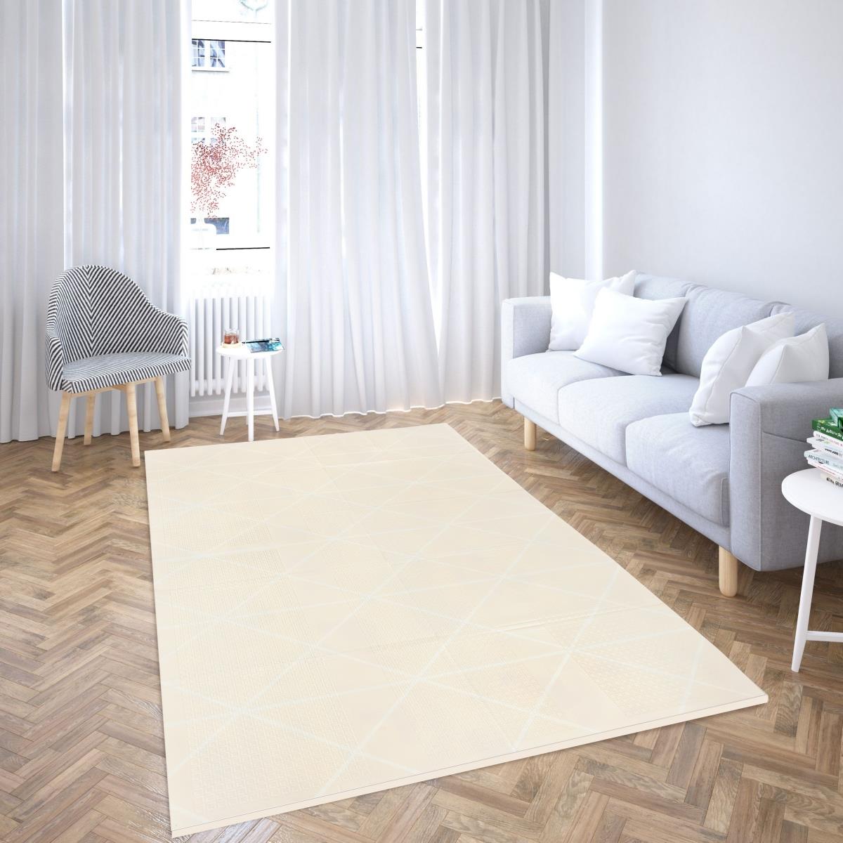 Estera de espuma plegable por las dos caras 180 x 120 x 1cm - Charming Town/Sand Beige