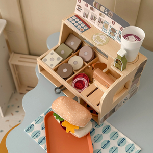 Sandwichería de madera - restaurante