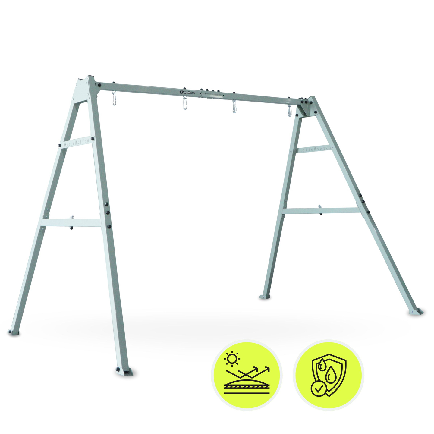 Estructura de acero para columpio o hamaca de jardín