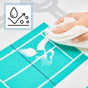 Alfombra de espuma de doble cara - tierra/ciudad de cuento de hadas - 180x120x0,5cm