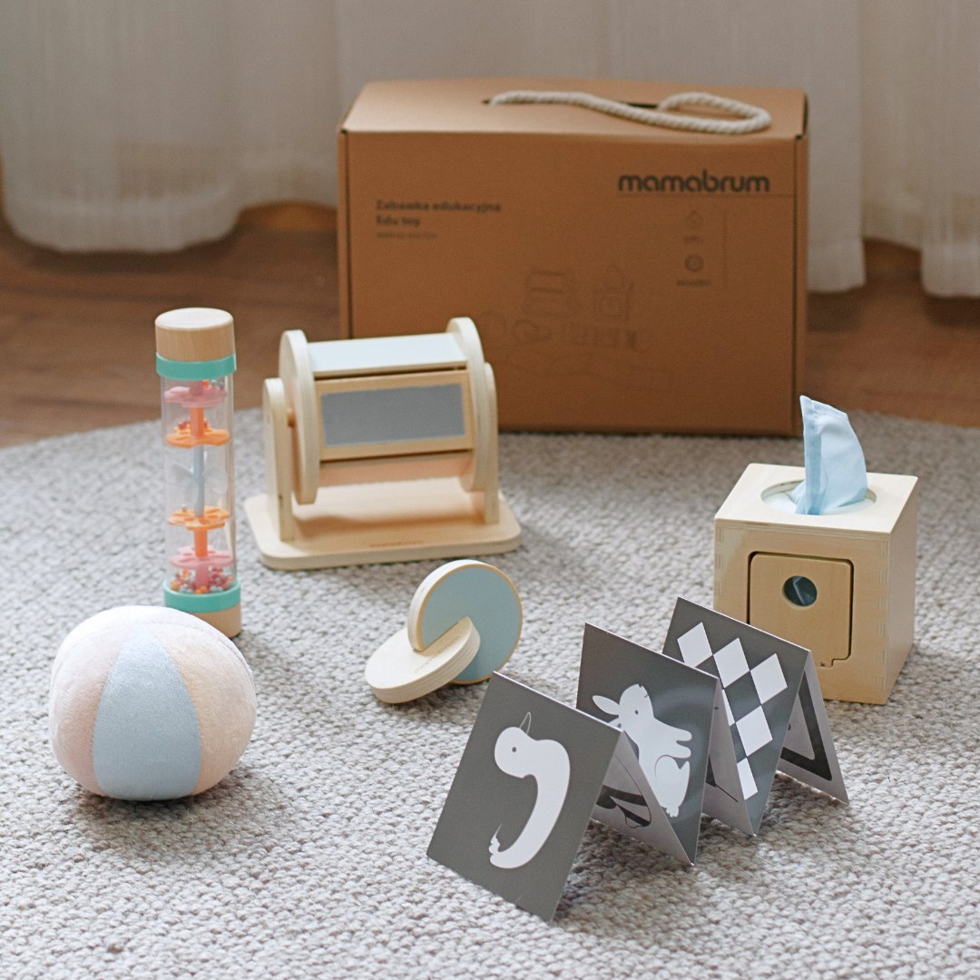 Set de juguetes Montessori para niños de 0 a 6 meses