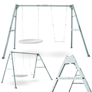 Estructura de acero para columpio o hamaca de jardín