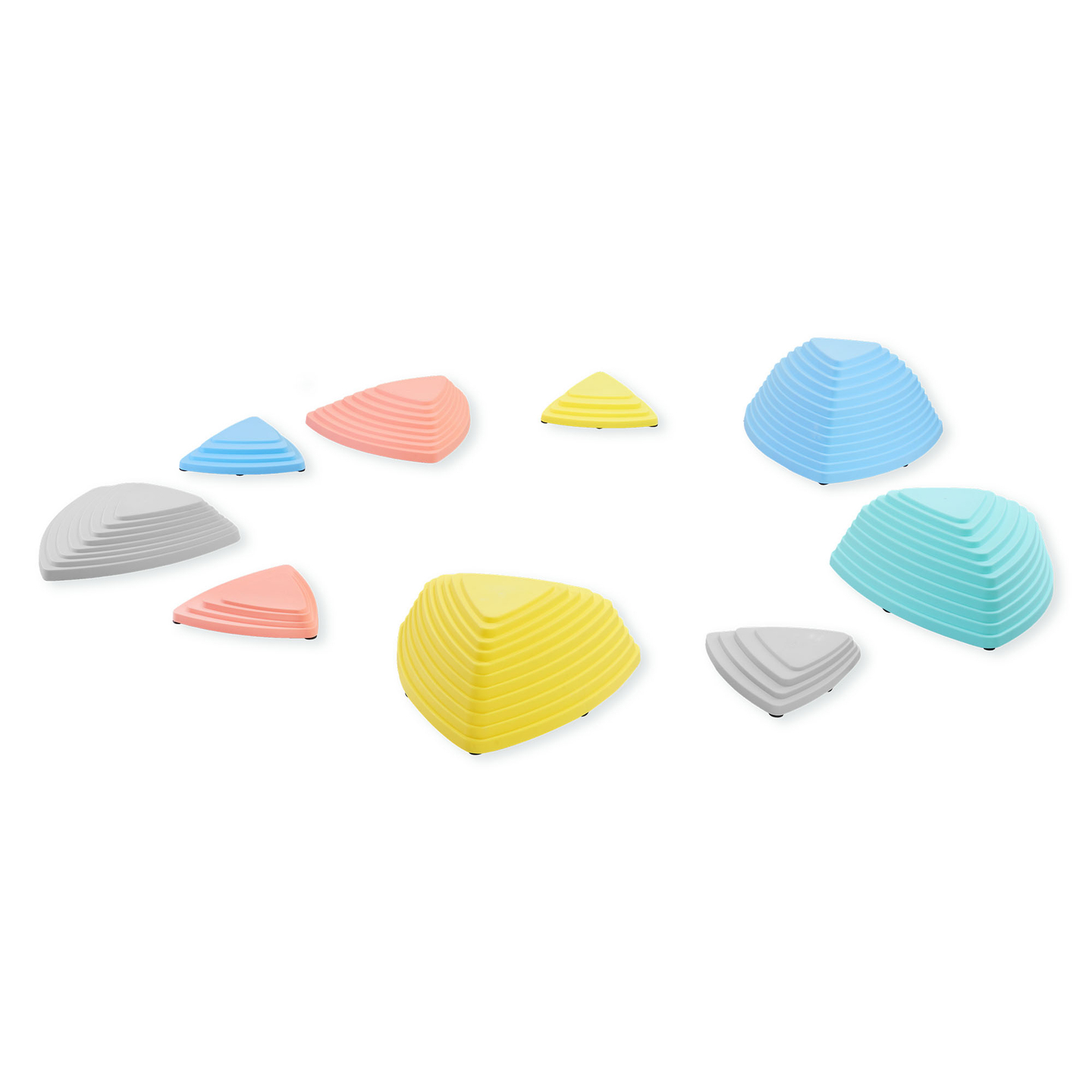 Piedras de equilibrio de colores - 9 piezas