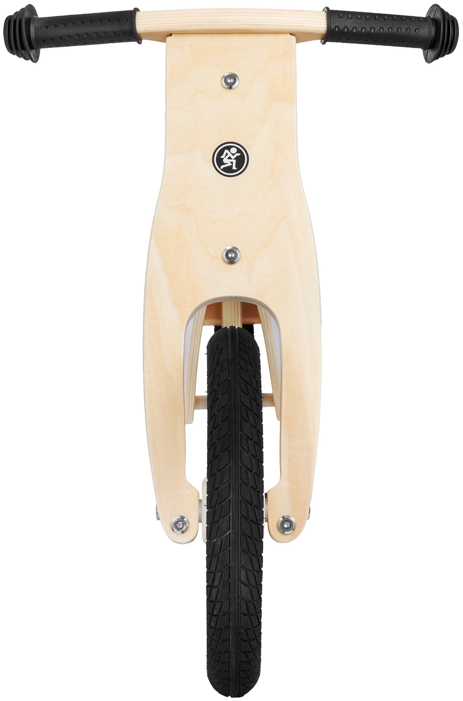 Bicicleta sin pedales de madera HyperMotion JAMES - ruedas inflables - natural