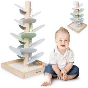 Culódromo de madera - árbol sonoro con bolas