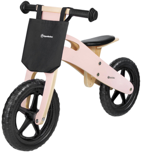 Bicicleta sin pedales de madera HyperMotion LEXI - ruedas de espuma, súper ligera - rosa
