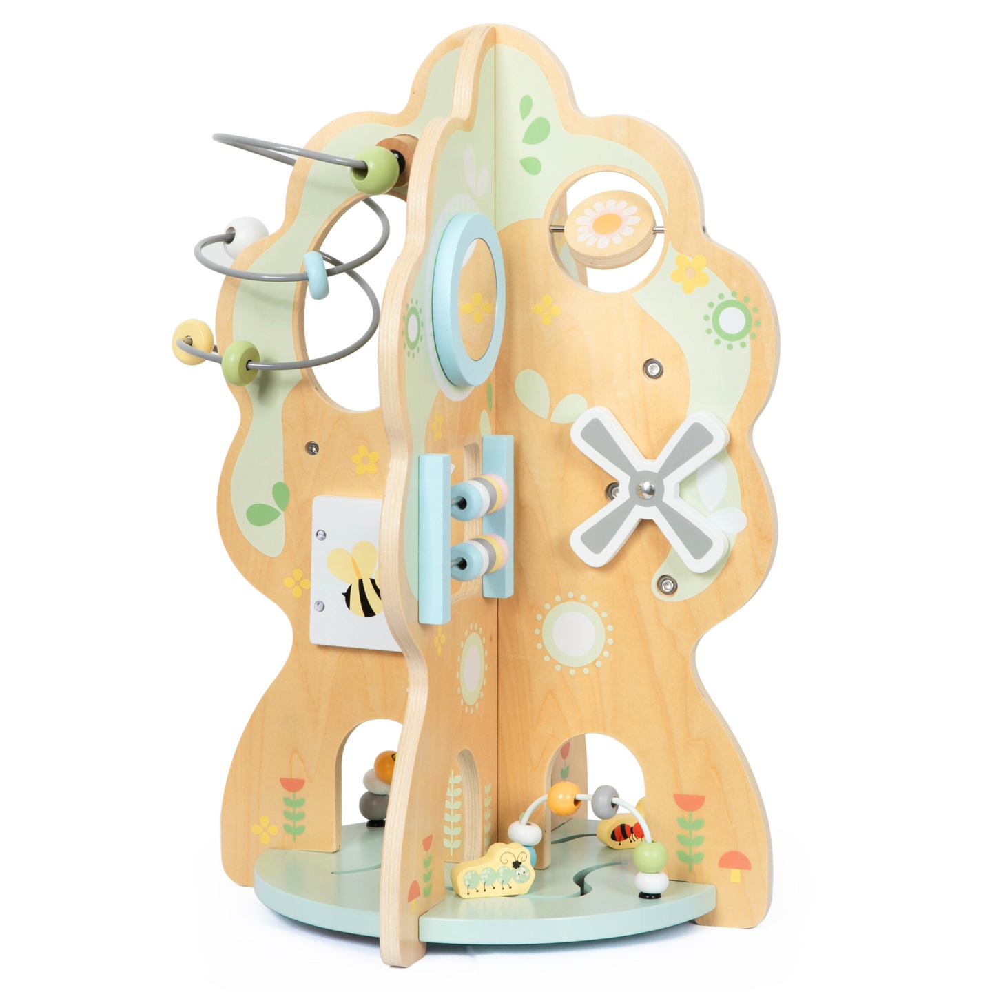 Juguete educativo de madera 10 en 1 - árbol multifuncional