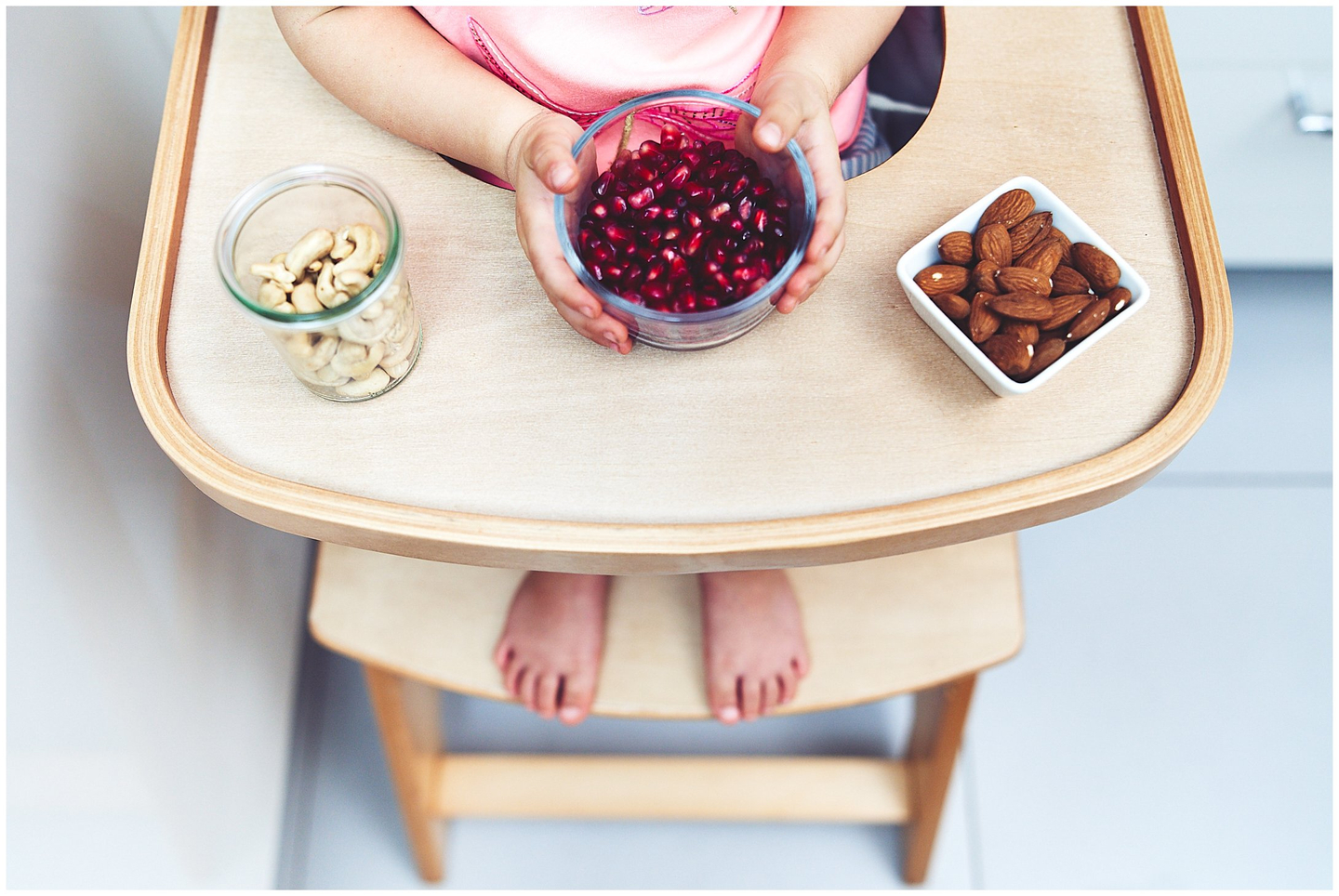 Moby-System WOODY Silla de alimentación de madera - color madera natural