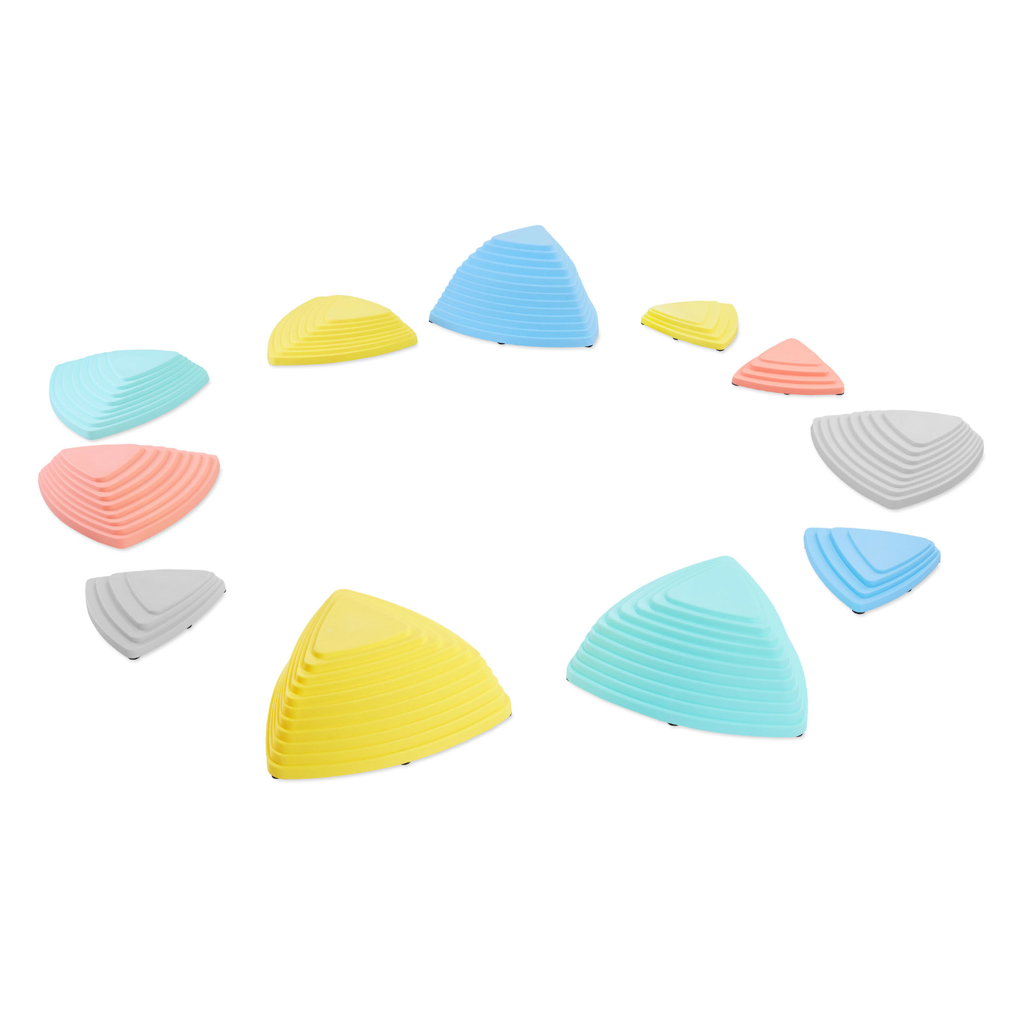 Piedras equilibradoras de colores - 11 piezas