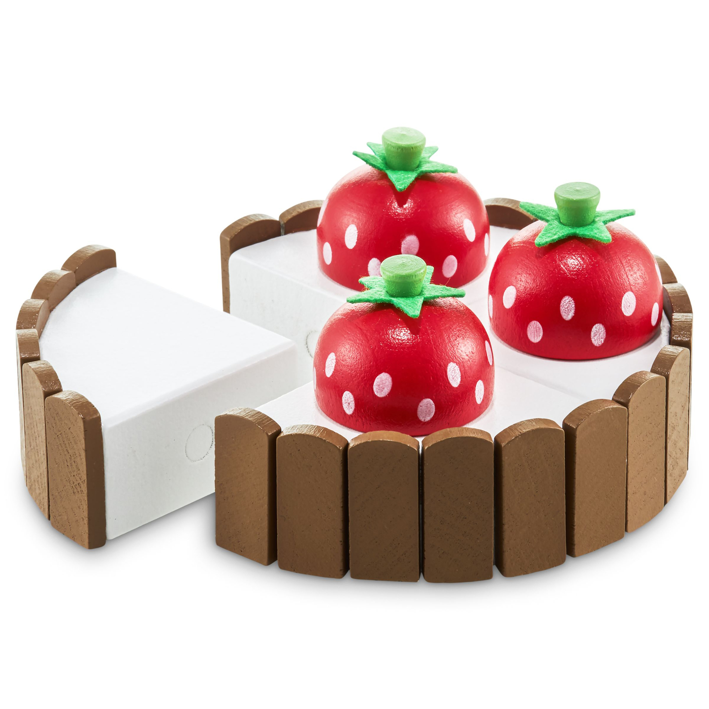 Caja de madera con dulces para cortar, confitería.