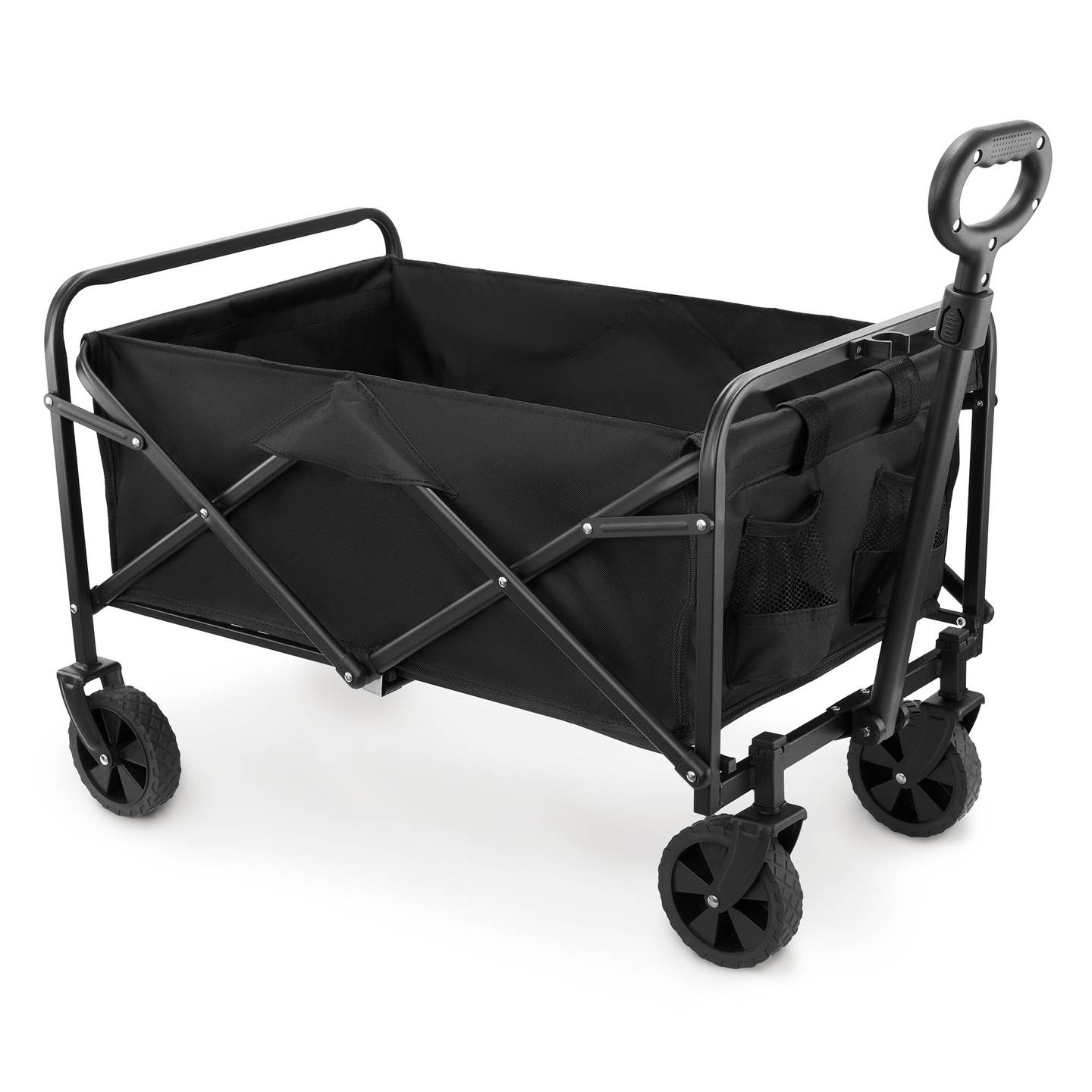 Silla de ruedas de playa plegable HyperMotion - negra, 80 kg