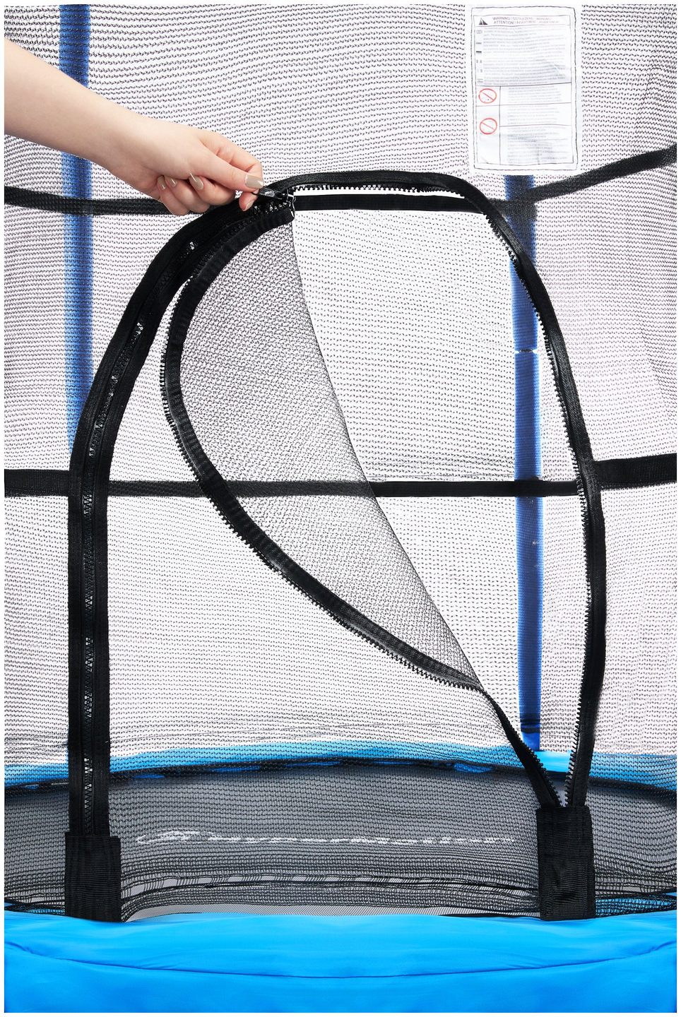 Trampolín de 140 cm con red protectora - para niños de 3 a 6 años - para casa y jardín