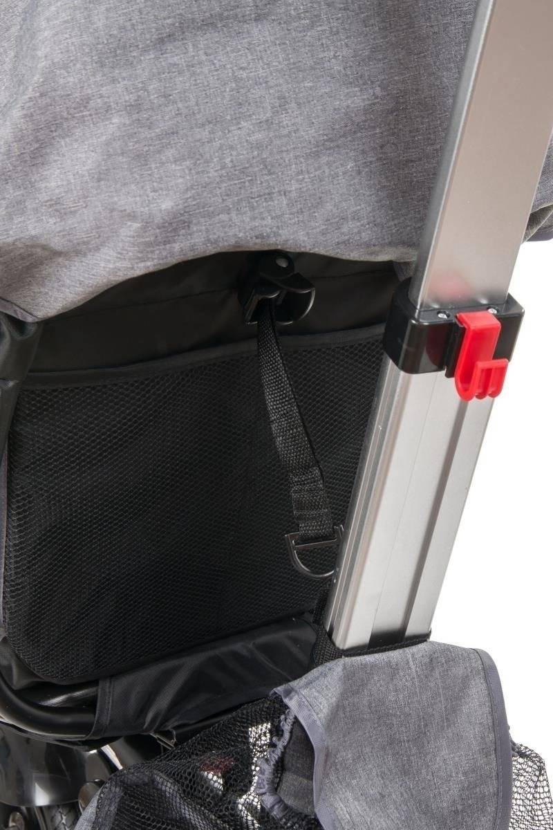 Tobi Velar triciclo + funda impermeable - gris