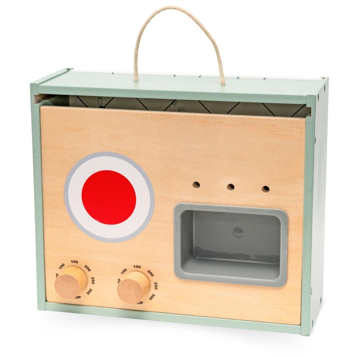 Mini cocina de madera con accesorios - plegable