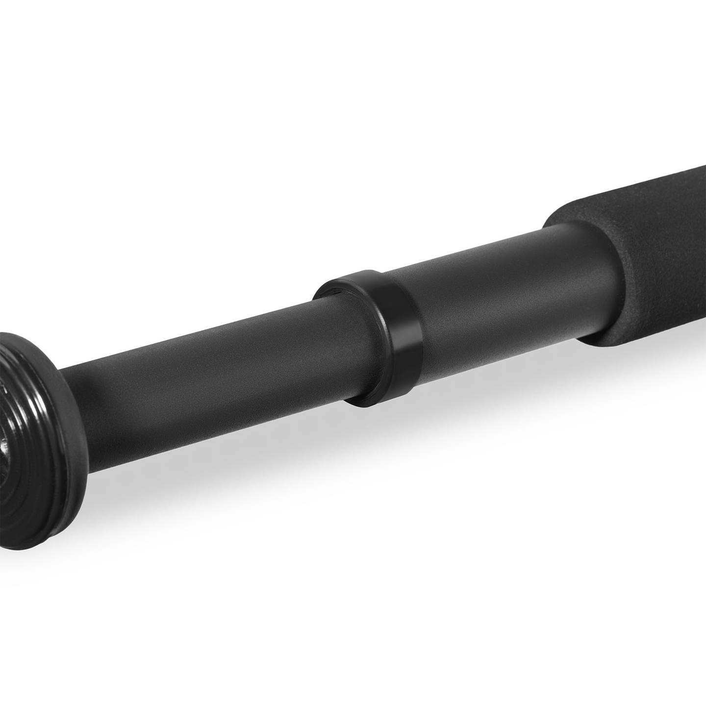 Barra de dominadas ajustable HyperMotion 80-130 cm, 150 kg, negra