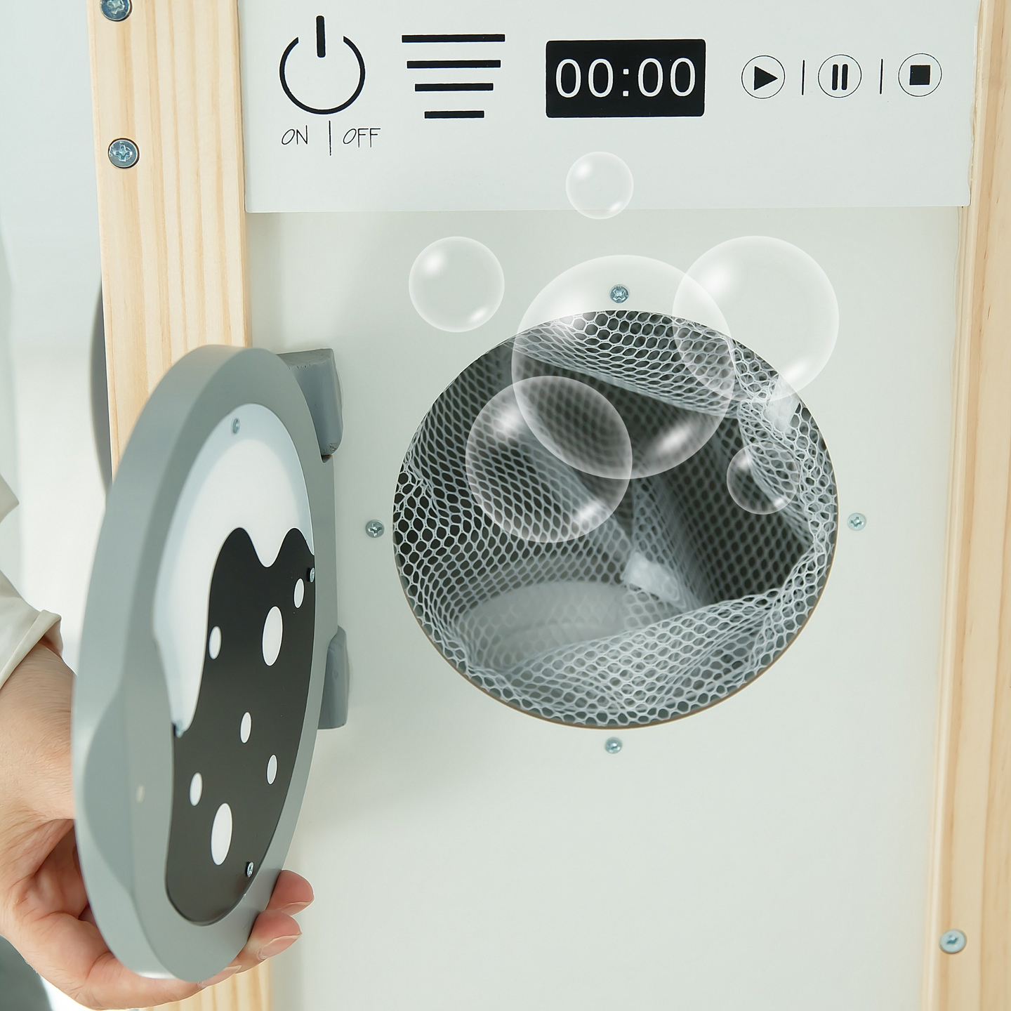 Cocina interactiva con lavadora, lavavajillas y pizarra