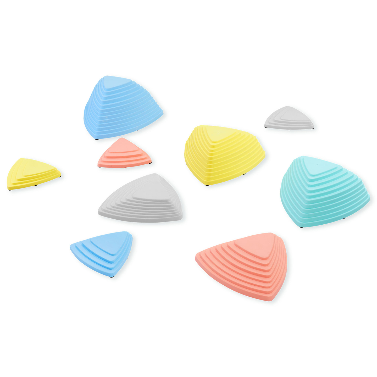 Piedras de equilibrio de colores - 9 piezas