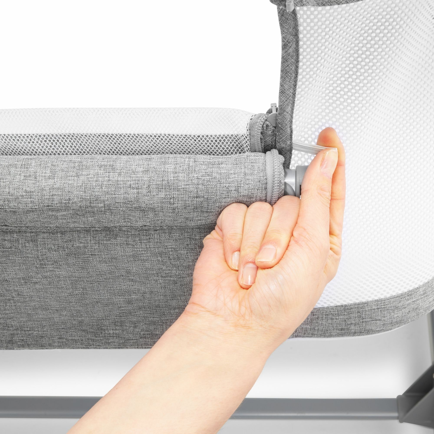 Moby-System LUNA Cama auxiliar 3 en 1 - gris