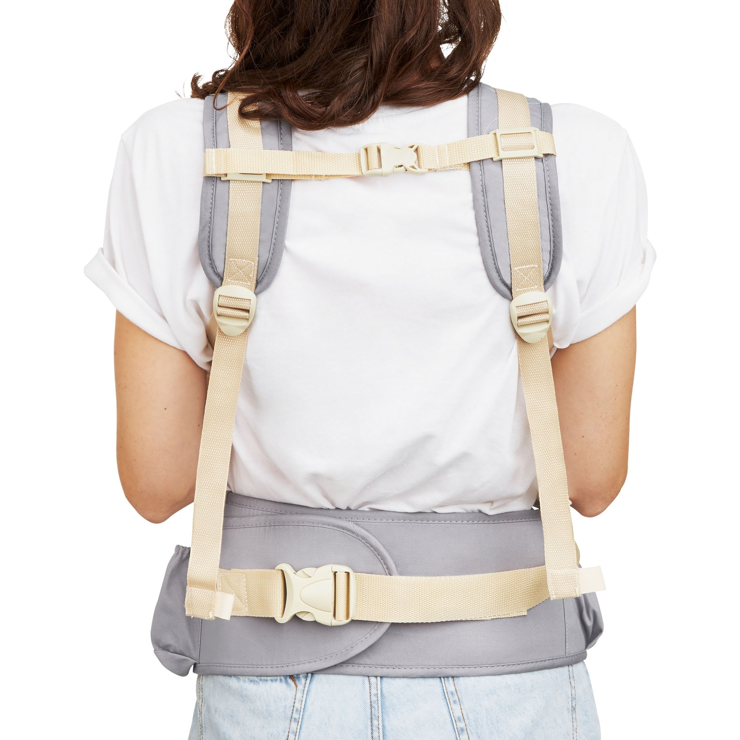 Portabebés ergonómico - AMY 10en1 - 0-36 meses, gris