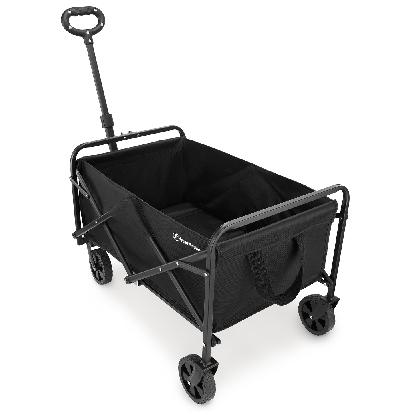 Silla de ruedas de playa plegable HyperMotion - negra, 80 kg