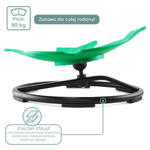 Mini carrusel infantil Fish - color verde