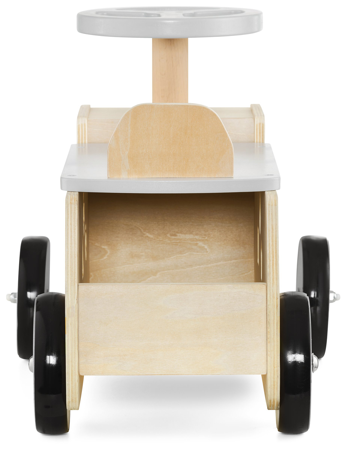 Correpasillos de madera, coche, coche de juguete con bloques