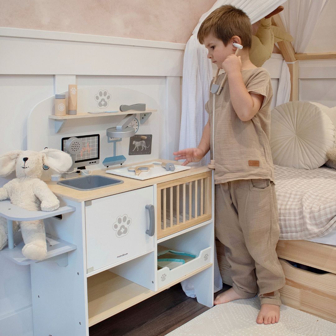 Hospital de animales - set de madera